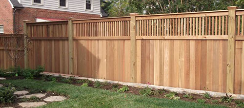 pressure treated pine wood fence panels