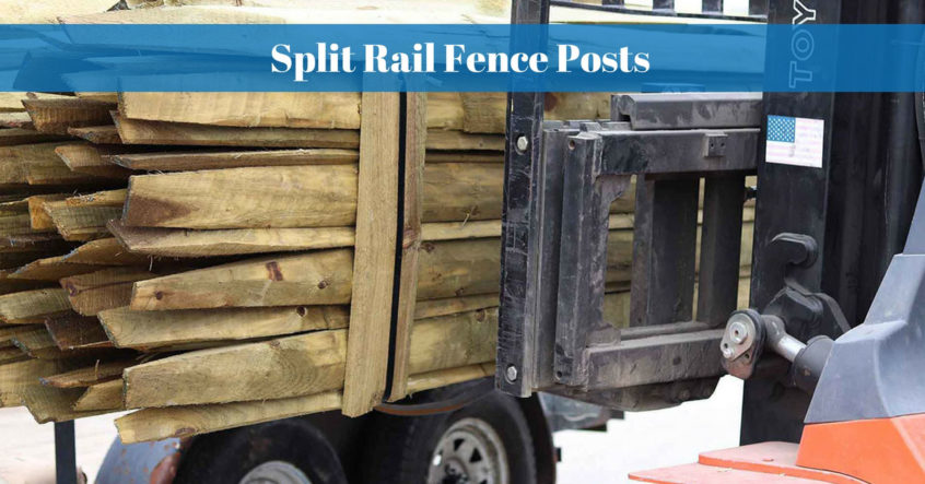 split rail fence posts