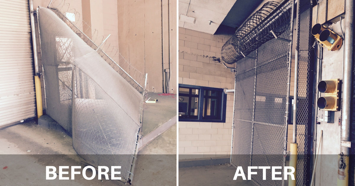 Swing Gate Before & After